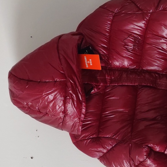 BRAND NEW SUPER DRY WMNS CODE XPD SPORT PUFFER HOODED JKT - Picture 2 of 16